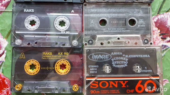 Аудиокассеты sony, maxell и другие