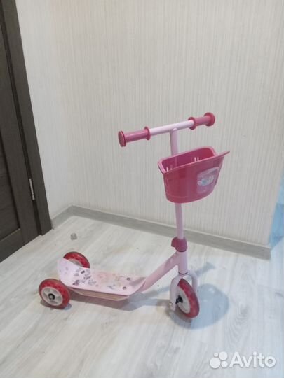 Самокат детский трехколесный бу