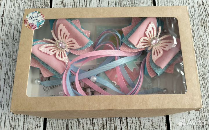 Бантики для волос ручной работы