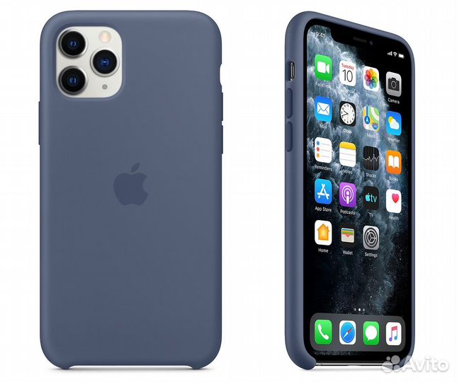 Оригинал Чехол Silicone Case на iPhone 11 Pro Blue