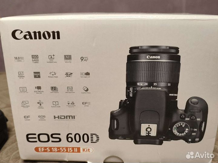 Зеркальный фотоаппарат canon 600d