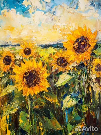 Интерьерная картина маслом