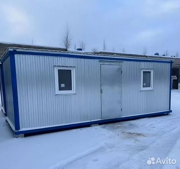 Бытовка из профнастила 7*2,4*2,4 - (двп)