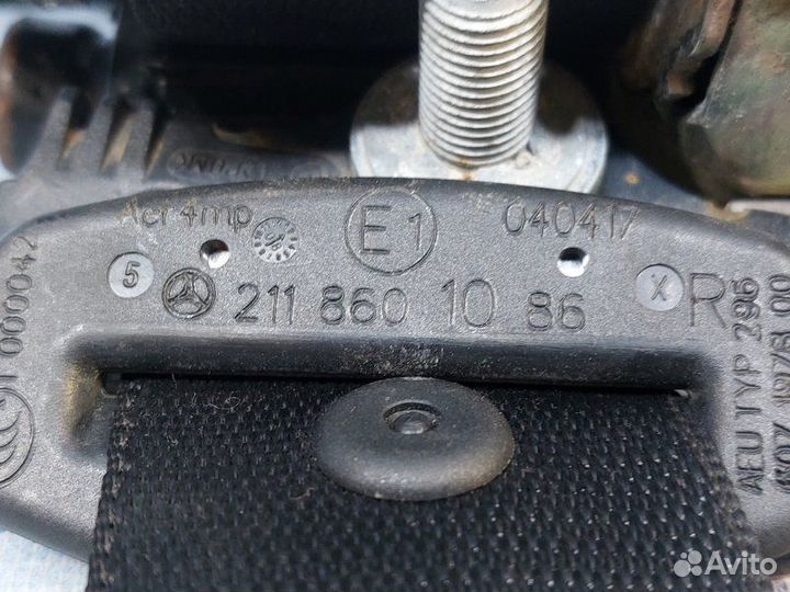 Ремень безопасности задний правый Mercedes-Benz