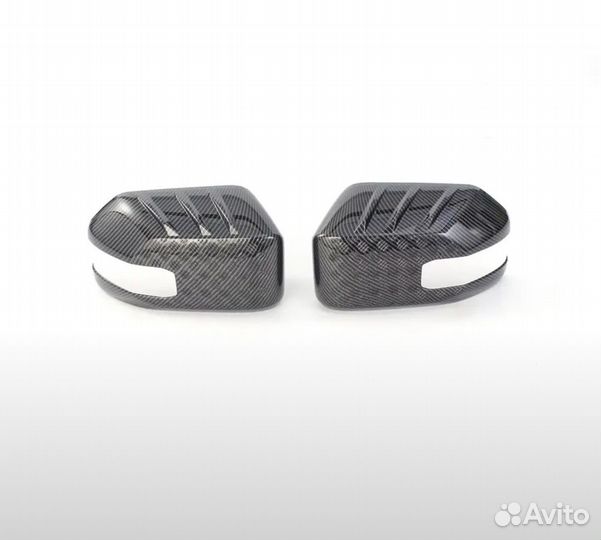 Накладки на зеркала Jetour Traveller T2 / Джетур Тревелер T2 2023-2025 carbon г.в