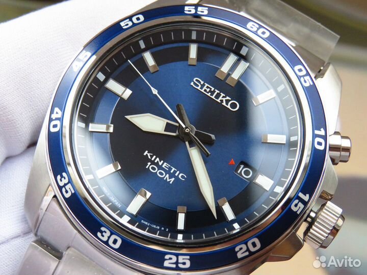 Часы Seiko (Сейко) Kinetic CS Sports Hardlex