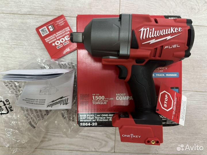 Аккумуляторный гайковерт Milwaukee 2864-20 M18