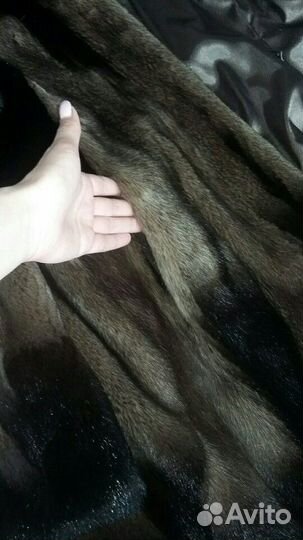 Шуба норковая с капюшоном 42 44 размер