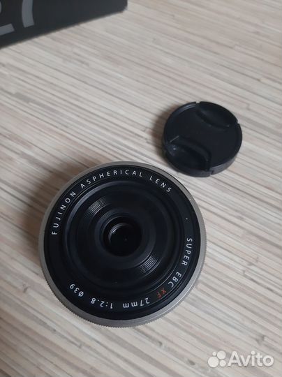 Объектив Fujifilm xf 27 mm f 2.8 (почти новый)
