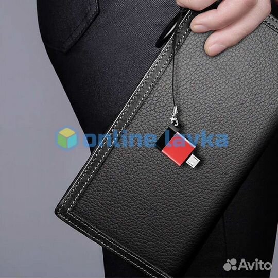 Адаптер Usams US-SJ187 OTG - micro USB красный