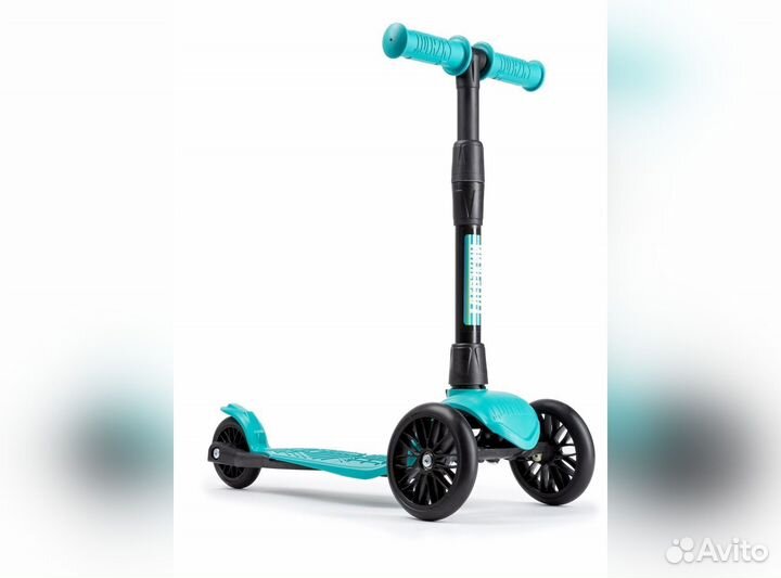 Самокат детский baby бирюзовый