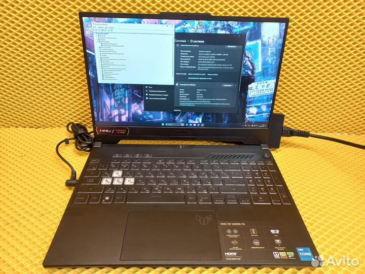 Ноутбукasustuf i5 12500H,RAM16,SSD 512,RTX 3050(ст