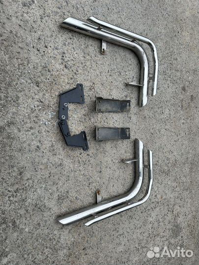 Защита бампера задняя углы Mitsubishi L200