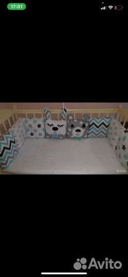 Бортики в кроватку