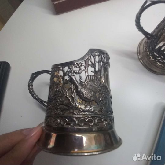 Подстаканник серебро