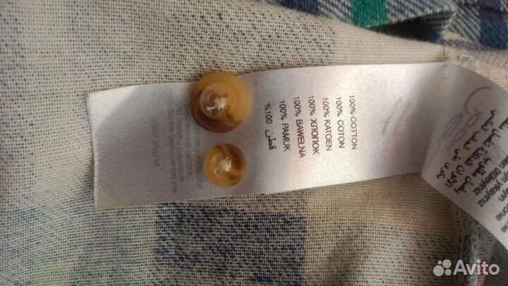 Мужская рубашка в клетку новая