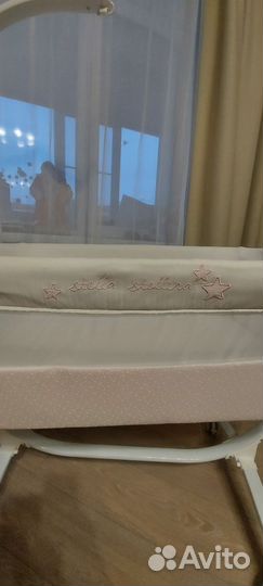 Детская люлька колыбель на колесах