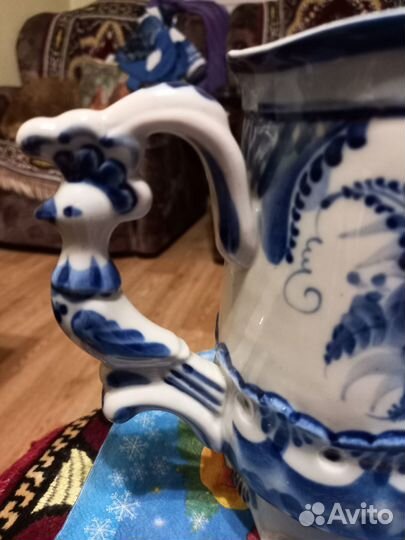 Гжель Чашка-кружка, высота 22см