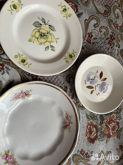 Тарелки блюдца винтаж СССР