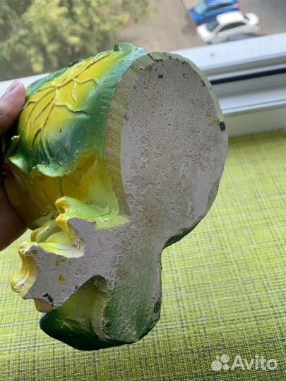 Кашпо с лягушкой для цветов керамика