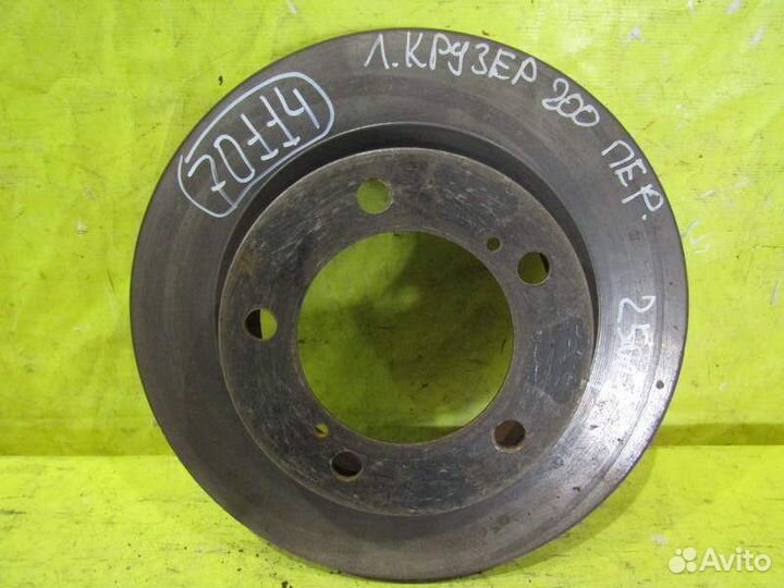 Диск тормозной Land Cruiser 200 07-19г 70114