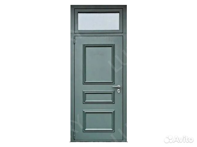 Металлическая входная дверь с фрамугой