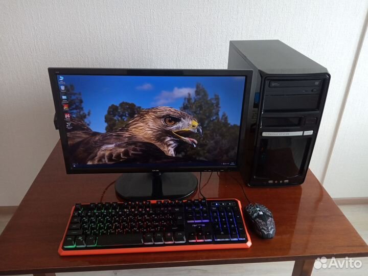 Игровой комп. Intel Core i5,16Gb,RX578, 22”