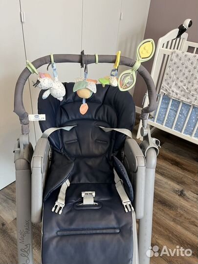 Стульчик для кормления chicco polly magic relax