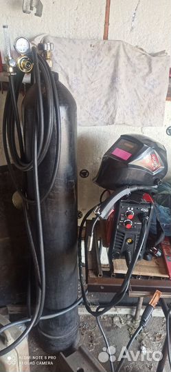 Полуавтомат сварочный Elitech 160А. С баллоном 10л