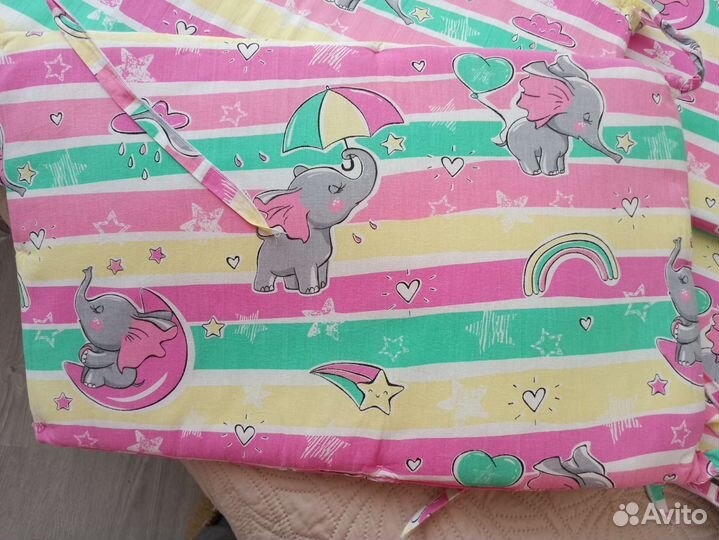 Бортики в детскую кроватку