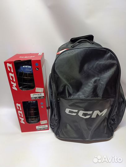 Баул хоккейный CCM Wheel Backpack 18'