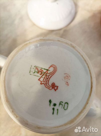 Посуда фарфоровых заводов СССР