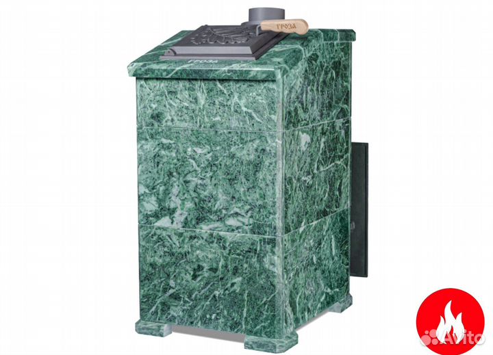 Чугунная печь для бани комплект гроза 24п президен