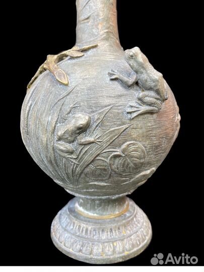 Ваза антикварная бронза 19 век Франция