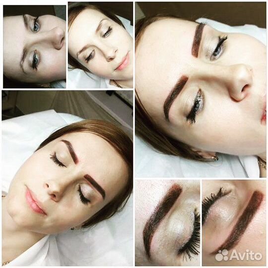Перманентный макияж бровей наращивание ресниц