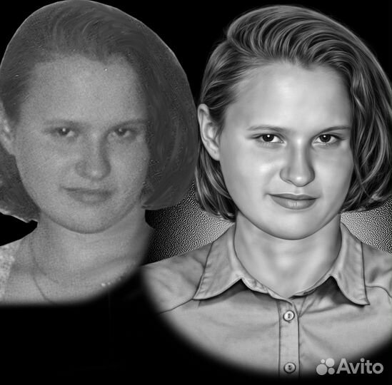 Ретушь фотографий на памятник, реставрация фото