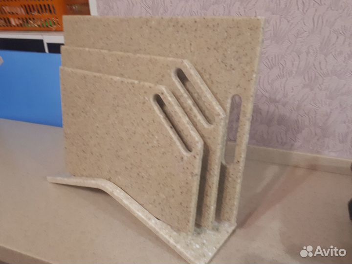 Набор разделочных досок из камня фирмы 