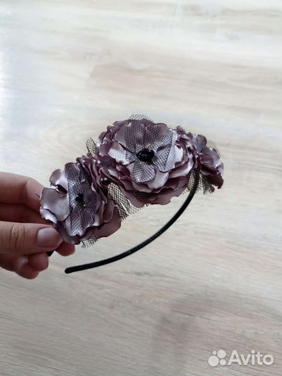 Ободок для волос ручной работы