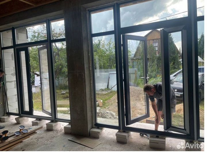 Окна под ключ пластиковые Rehau