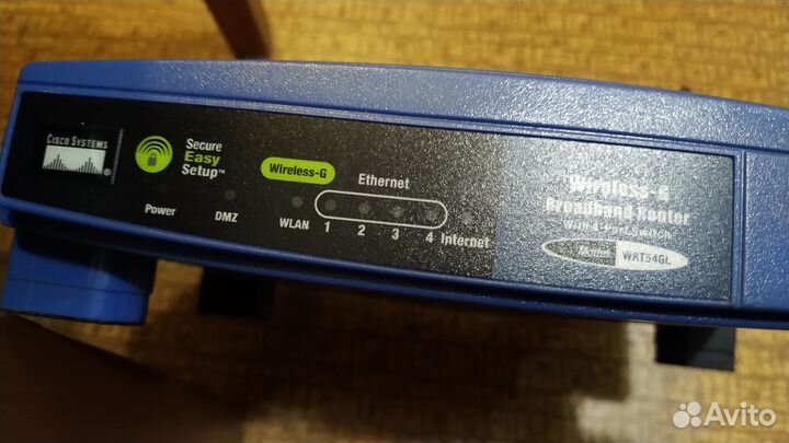 WiFi Роутер Cisco Linksys wrt54gl