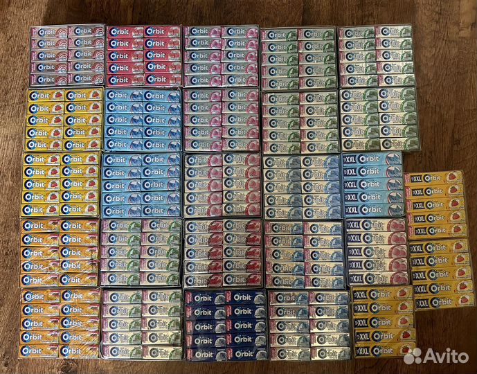 Жвачка Mentos love is Dirol Orbit Halls