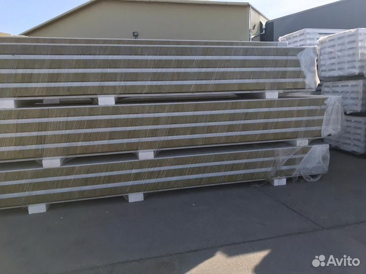 Трехслойные сэндвич-панели 100 мм