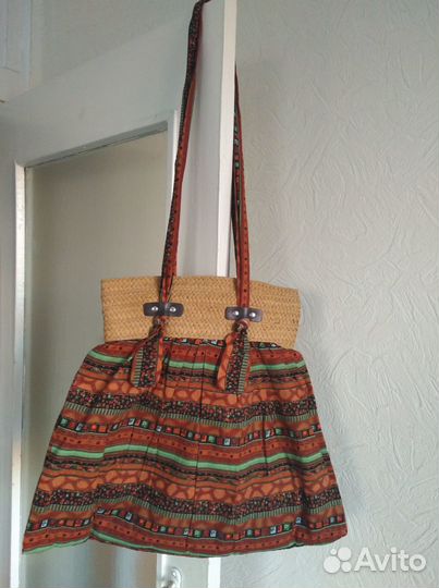 Сумка текстильная через плечо