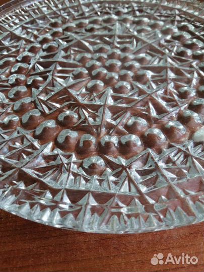 Блюдо хрустальное СССР