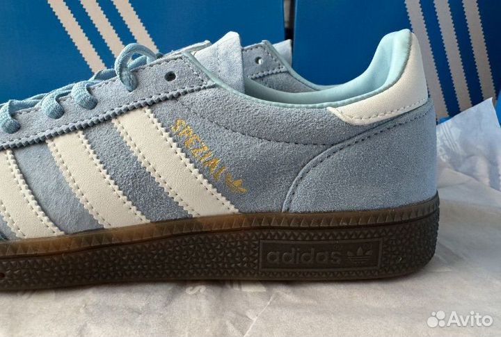 Кроссовки adidas spezial handball blue