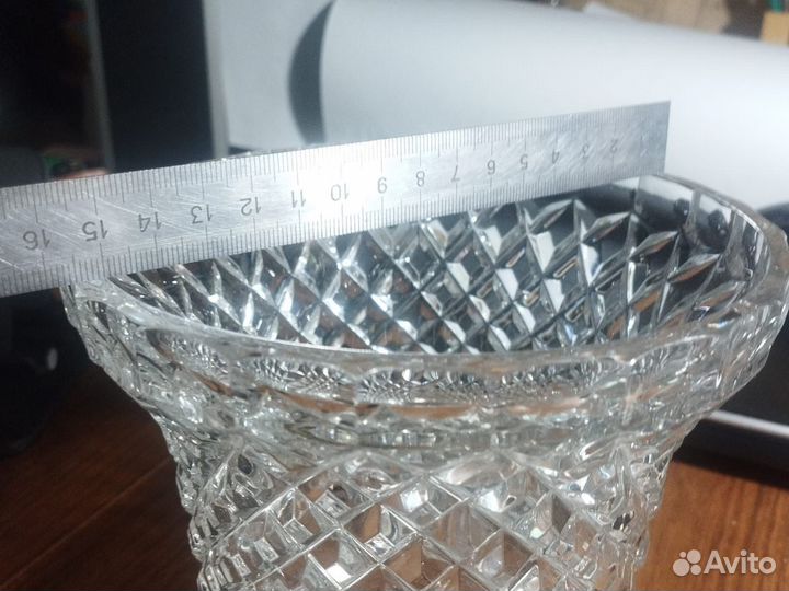 Плафон из хрусталя Винтаж