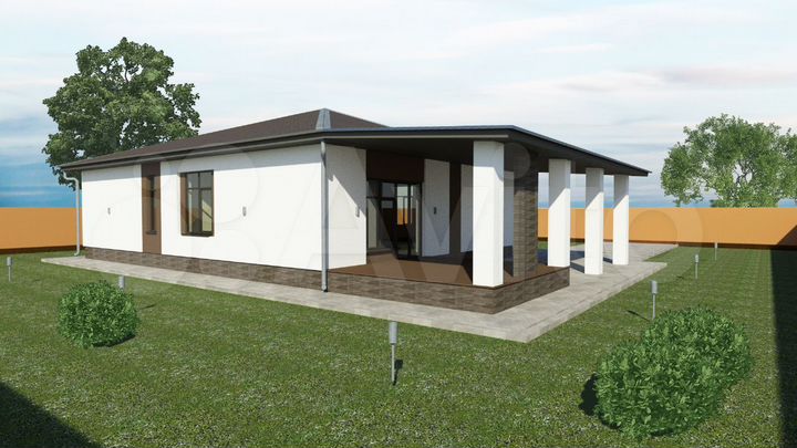 Дом 110 м² на участке 5 сот.