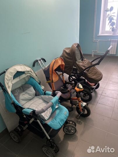 Коляска велосипед детский прогулочная коляска