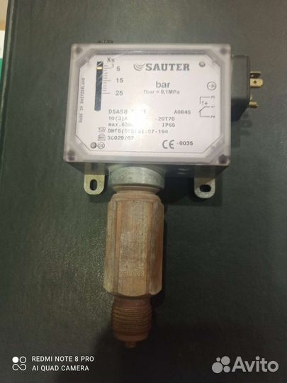 Переключатель давления sauter DSA