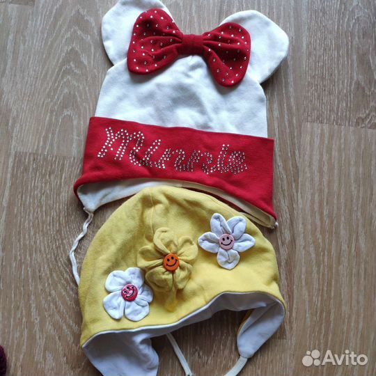 Шапки, панама, пинетки, чепчик, варежки, носки